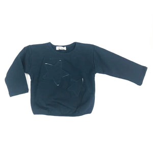 LITTLE WHO STAR PATCH SWEATSHIRT