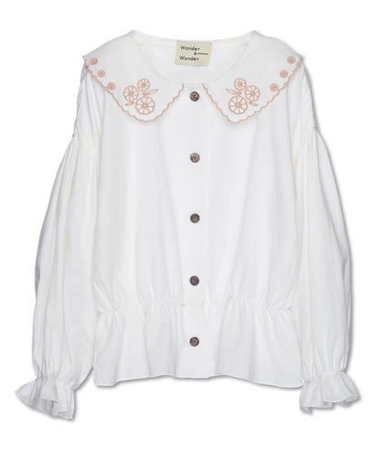 WANDER & WONDER- MINNIE BLOUSE IN VANILLA