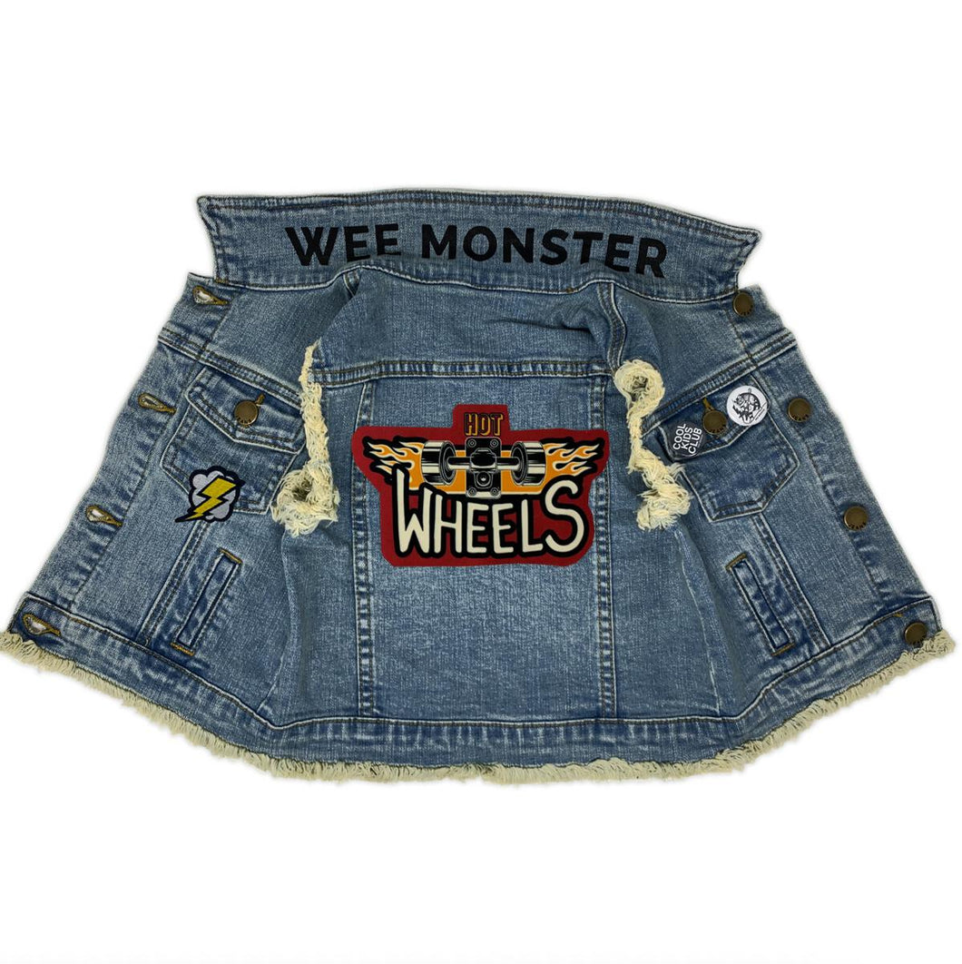WEE MONSTER- HOT WHEELS DENIM VEST