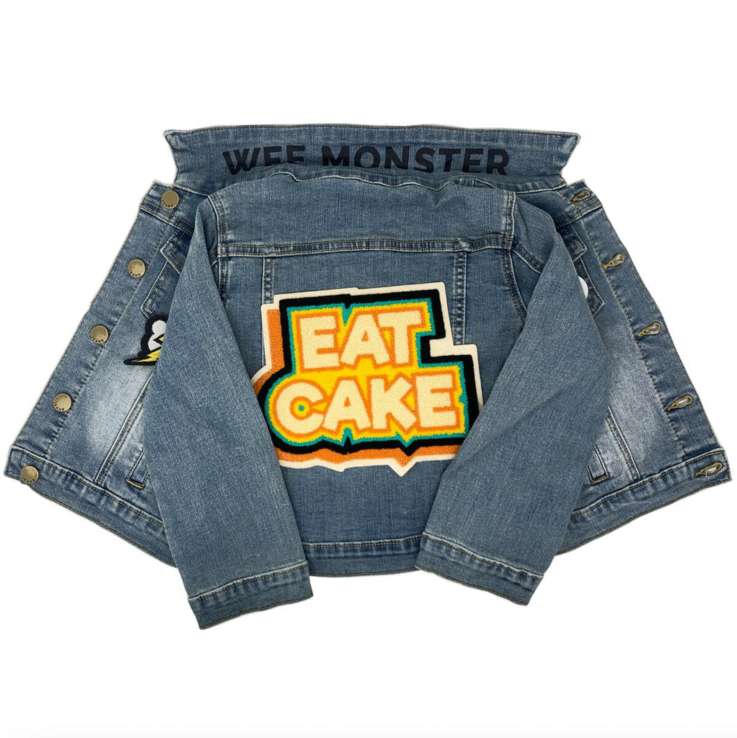 WEE MONSTER- EAT CAKE DENIM JACKET