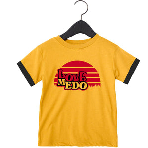WEE MONSTER- YELLOW "LOVE ME DO" TEE