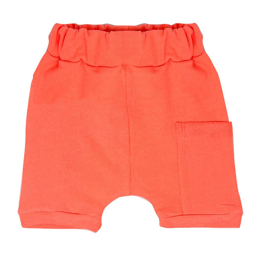 WEE MONSTER- NEON ORANGE HAREM SHORTS