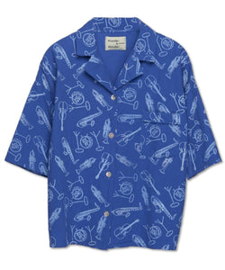WANDER & WONDER- BLUE JAZ SUMMER SHIRT