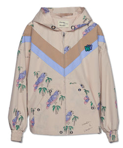 WANDER & WONDER- ECRU PARROT WINDBREAKER