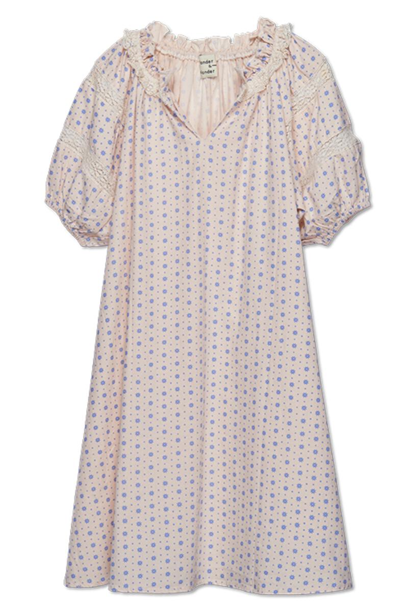WANDER & WONDER- YOSELIN DRESS IN RAIN TILE