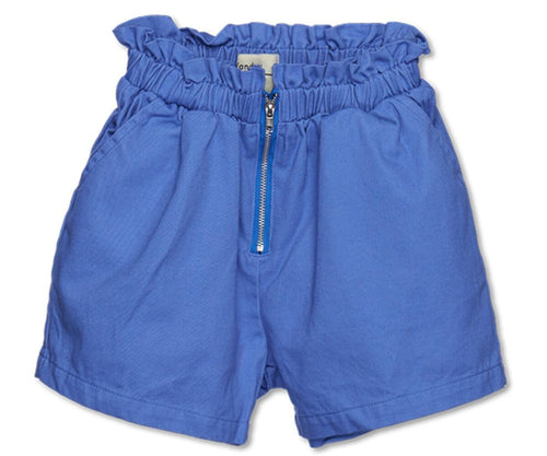 WANDER & WONDER- SAILOR DENIM CINCH WAIST SHORTS