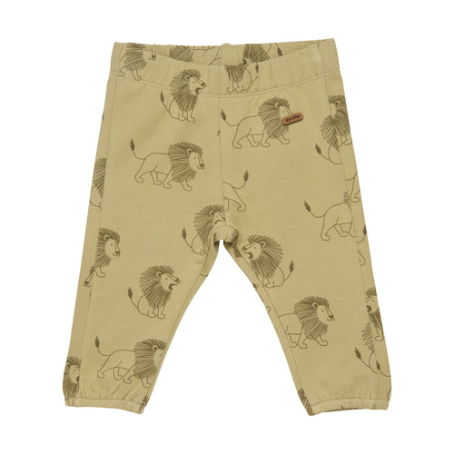 MINYMO- OLIVE LIONS ALL OVER JOGGERS