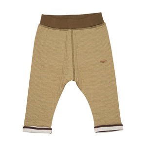 MINYMO- OLIVE PINESTRIPE JOGGERS