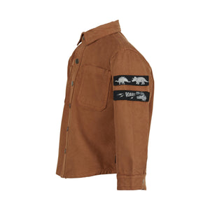 MINYMO- LONG SLEEVE CANVAS SHIRT IN GINGER