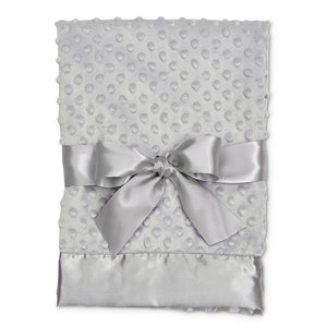 DOTTIE SNUGGLE BLANKET, STEEL