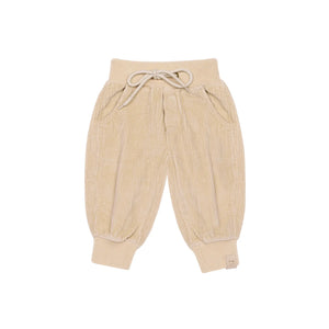 OMAMIMINI- BABY CORDUROY JOGGERS IN BEIGE