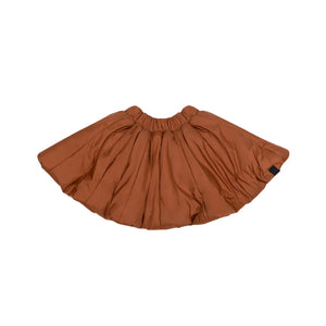OMAMIMINI- RUST NYLON QUILTED SKIRT