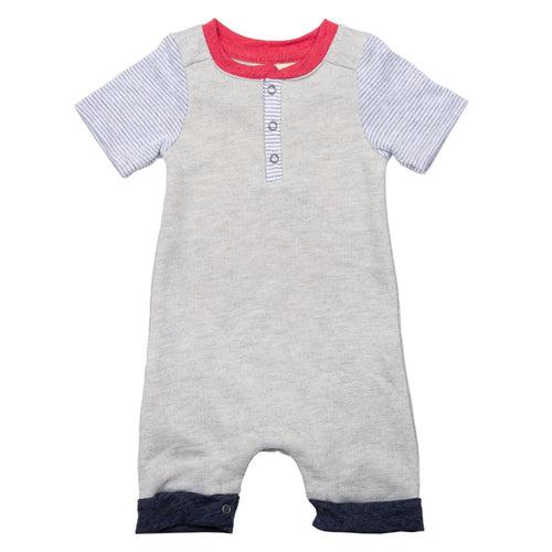 MIKI MIETTE - BABY BOY COLOR BLOCK ROMPER