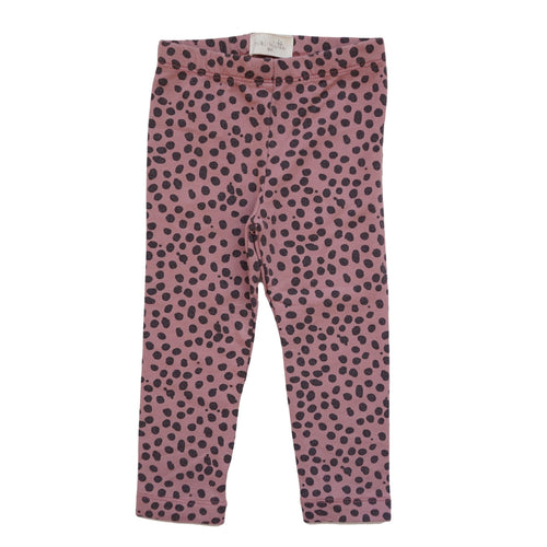 MIKI MIETTE- BABY GIRL PINK LEOPARD LEGGINGS