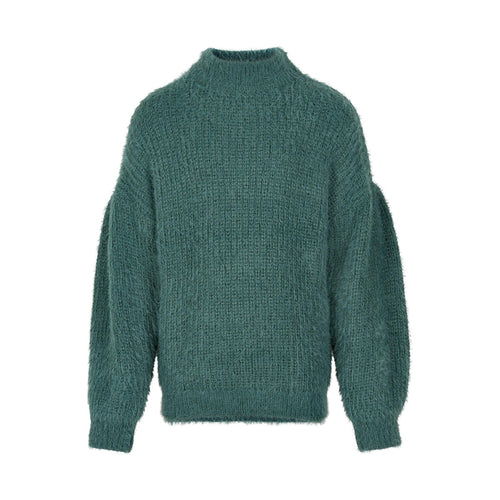 CREAMIE- EMERALD GREEN KNIT SWEATER