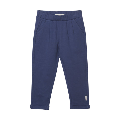 CREAMIE- VINTAGE INDIGO BLUE ORGANIC COTTON SWEATPANTS