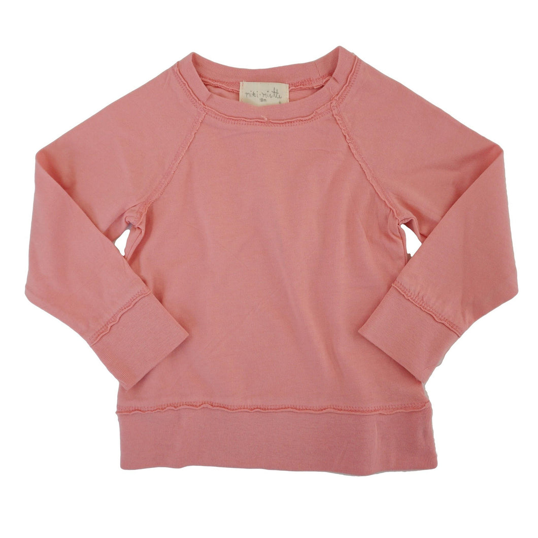 MIKI MIETTE - ROSE PINK SWEATSHIRT