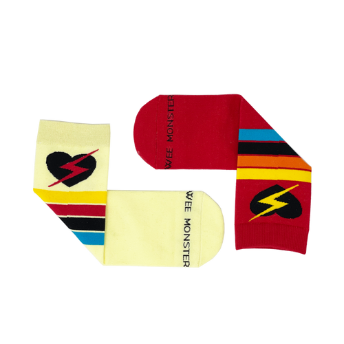 WEE MONSTER- UNISEX HEART SOCKS