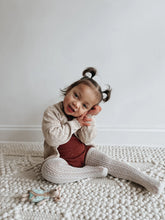JAMIE KAY- MAEVE WEAVE TIGHTS IN OATMEAL MARLE
