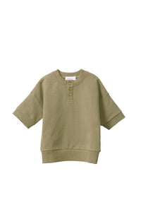 JAMIE KAY- ORGANIC AUSTIN SHORT SLEEVE TOP IN SEA GREEN