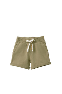 JAMIE KAY- ORGANIC COTTON ELIJAH SHORTS IN SEA GREEN