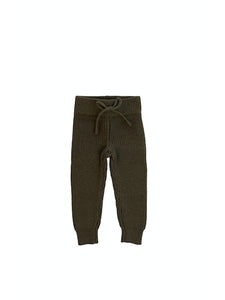 JAMIE KAY- KNITTED HENRY PANTS IN PINE MERLE