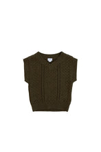 JAMIE KAY- LEO KNITTED VEST- PINE MARLE