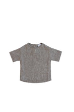JAMIE KAY- NOLAN LINEN/COTTON TOP IN FOG