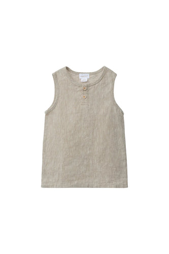 JAMIE KAY- JACK LINEN/COTTON TANK