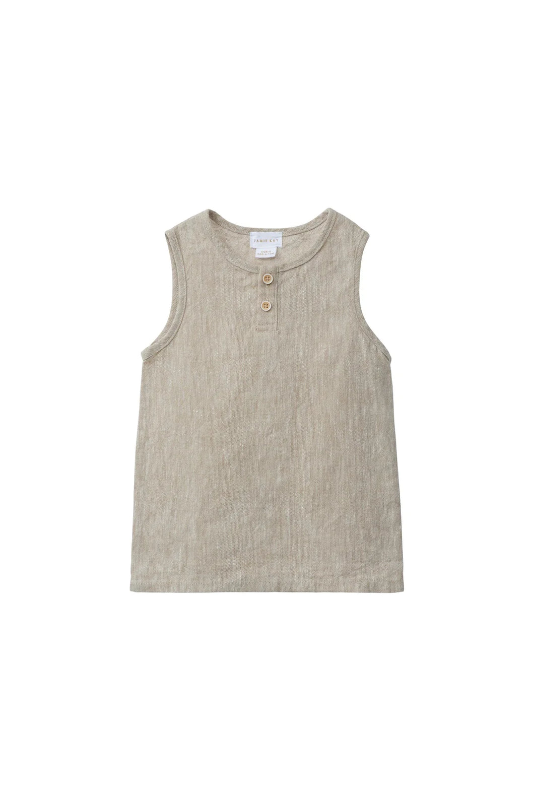 JAMIE KAY- JACK LINEN/COTTON TANK