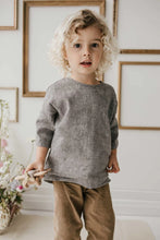 JAMIE KAY- NOLAN LINEN/COTTON TOP IN FOG