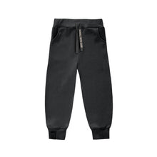 OMAMIMINI- KIDS TERRY JOGGERS IN VINTAGE BLACK