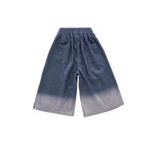 OMAMIMINI- DENIM WIDE PULL- ON PANTS