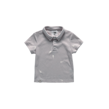 OMAMIMINI- GREY STINGRAY POLO SHIRT