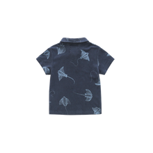 OMAMIMINI- NAVY STINGRAY POLO SHIRT