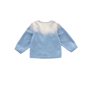OMAMIMINI- DENIM KIMONO CARDIGAN IN CHAMBRAY