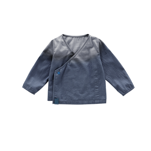 OMAMIMINI- DENIM KIMONO CARDIGAN IN NAVY