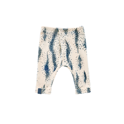 OMAMIMINI- BABY JOGGERS WITH FRONT PLEATS IN CREAM