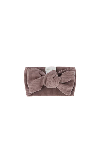 JAMIE KAY- ORGANIC COTTON FINE RIB HEADBAND IN BLOOM