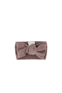 JAMIE KAY- ORGANIC COTTON FINE RIB HEADBAND IN BLOOM