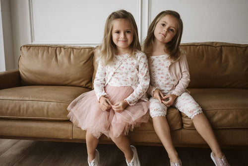 PETITE HAILEY- FLOWER LACE LEGGINGS IN LIGHT PINK