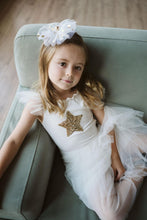 PETITE HAILEY- GOLD POLKADOT BOW CLIP