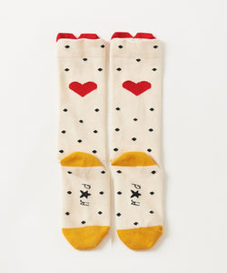 PETITE HAILEY- HEART KNEEHIGH SOCKS