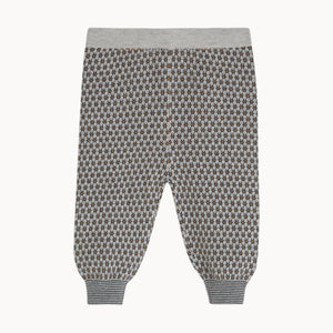 THE BONNIE MOB- POP KNIT JOGGING TROUSE IN GREY