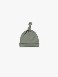 QUINCY MAE- KNOTTED BABY HAT | BASIL
