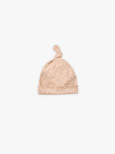 QUINCY MAE- KNOTTED BABY HAT | DOTS