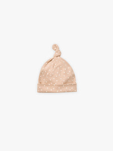 QUINCY MAE- KNOTTED BABY HAT | DOTS