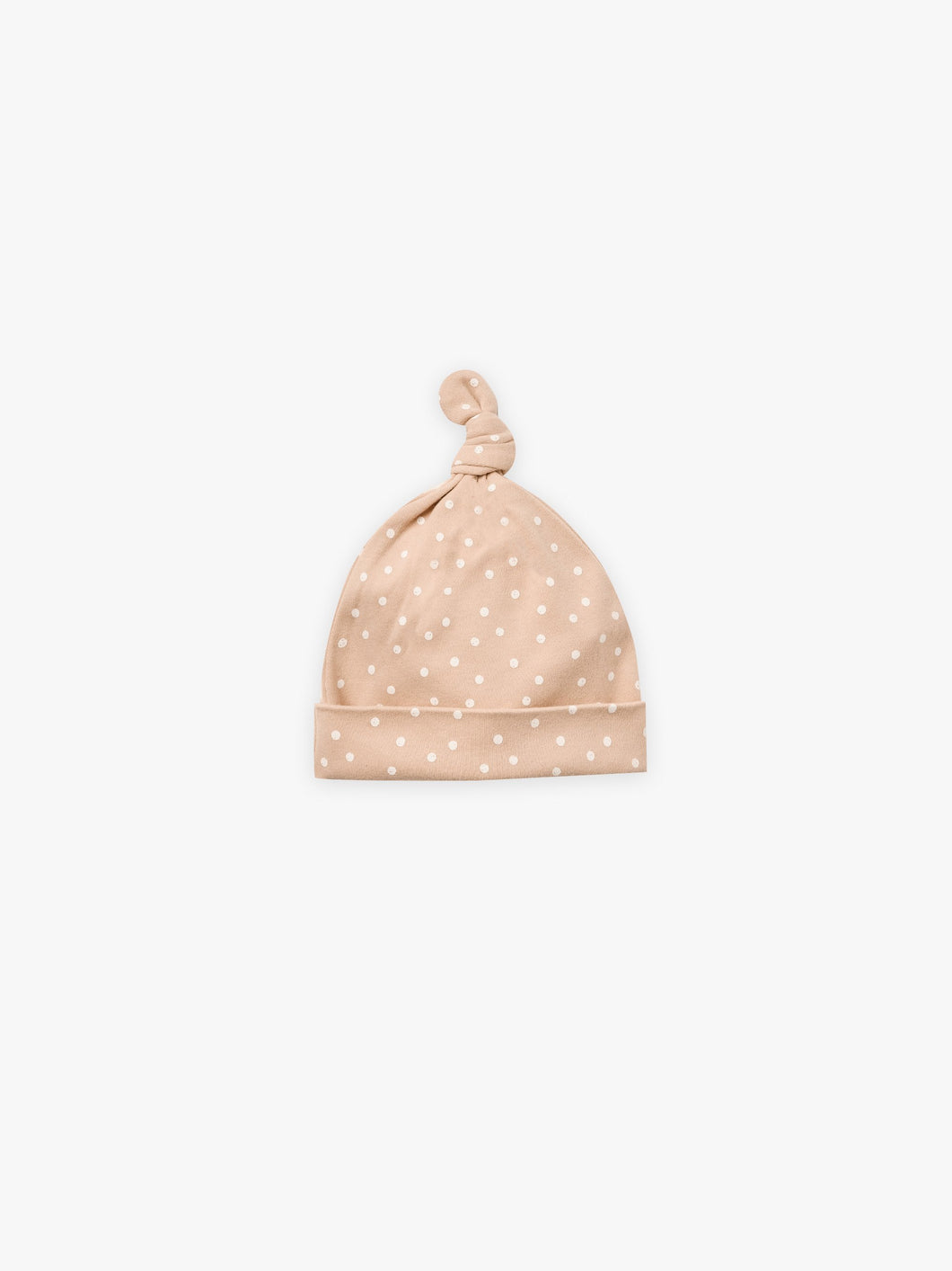 QUINCY MAE- KNOTTED BABY HAT | DOTS