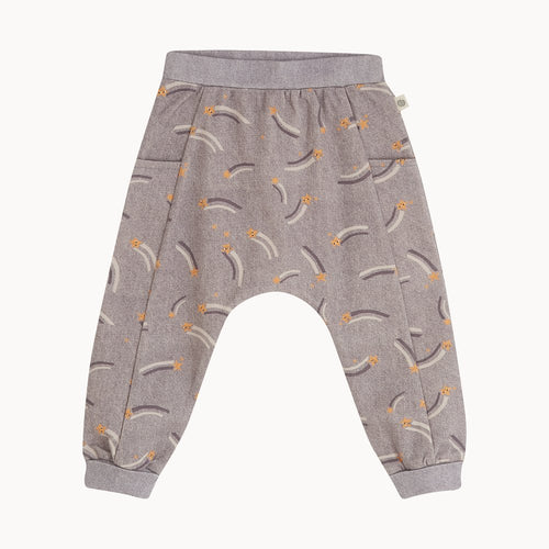 THE BONNIE MOB- STUDIO JOGGER TROUSER IN GREY DENIM