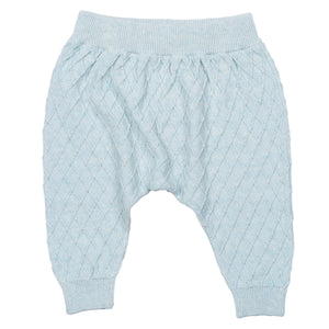 MIKI MIETTE- CLOUD BLUE KNIT PANTS